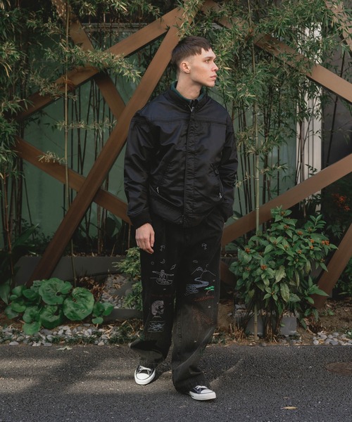 TOWNCRAFT タウンクラフト ダービージャケット ブルゾン　黒 L TOWNCRAFT/タウンクラフトDERBY JACKETダービージャケット