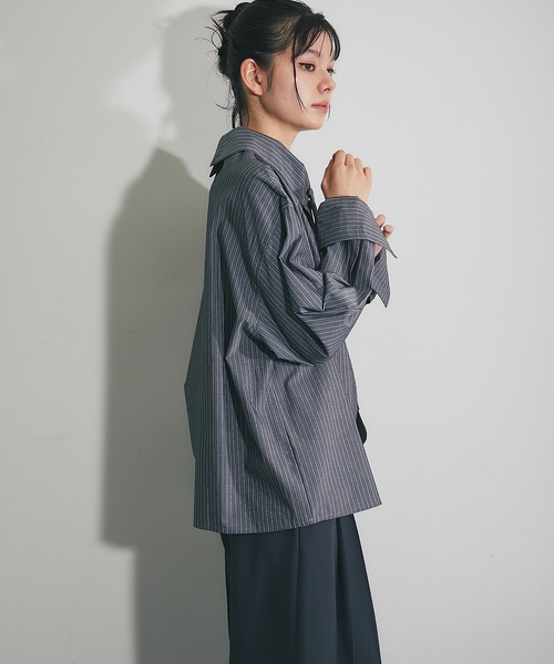 新品♡まいまい着用♡ジル♡ブラウス♡ M Maglie le cassetto × Stylist冨張愛 Special Collaboration