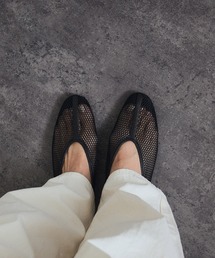 パンプス 「REMME(レメ)」メッシュフラットシューズ｜ZOZOTOWN Yahoo!店