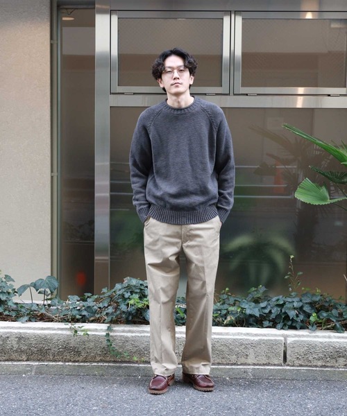 BACK NUMBER パンツ 「BACK NUMBER」ストレッチチノトラウザー メンズ