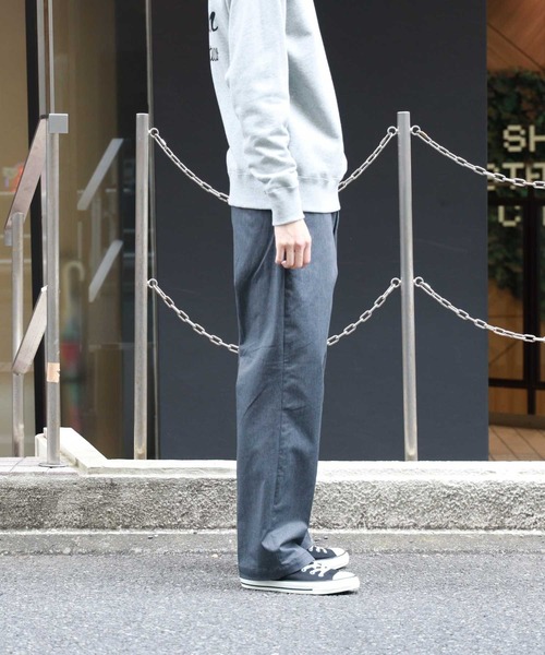 BACK NUMBER パンツ 「BACK NUMBER」ストレッチチノトラウザー メンズ
