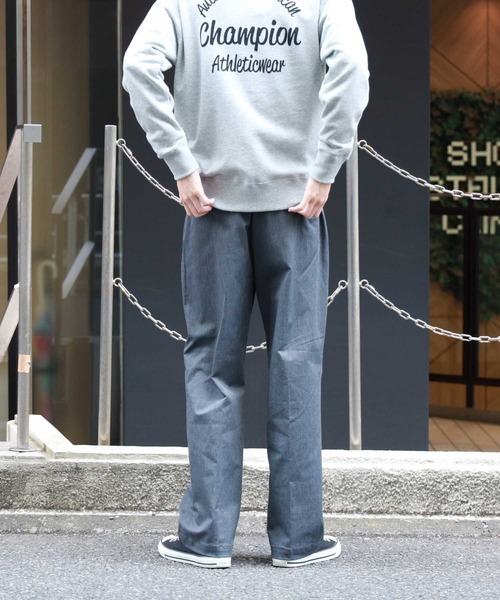BACK NUMBER パンツ 「BACK NUMBER」ストレッチチノトラウザー