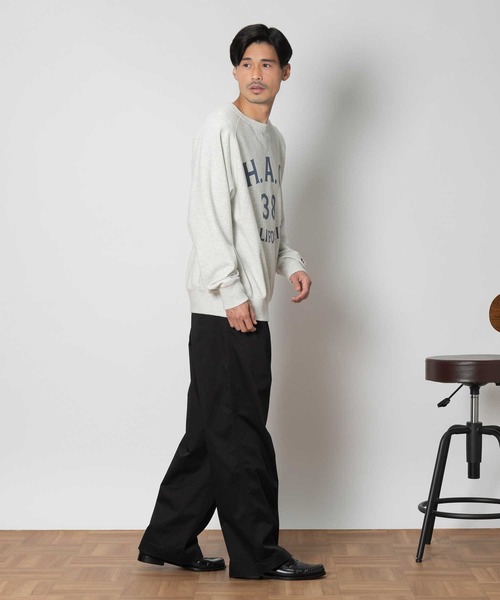 BACK NUMBER パンツ 「BACK NUMBER」ストレッチチノトラウザー メンズ