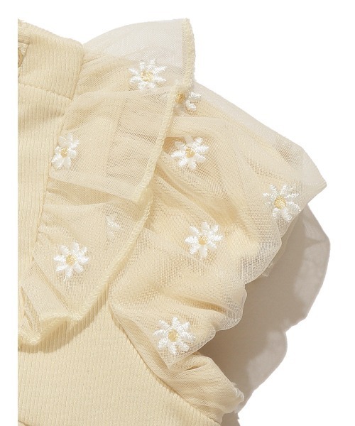 gelato pique ベビー服 ロンパース 「BABY」デイジーチュール