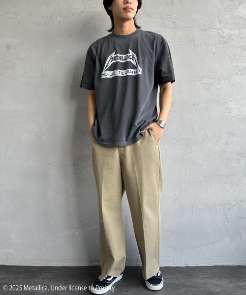 tシャツ 「GOOD ROCK SPEED/グッドロックスピード」 別注 LLICA ロックプリントTシャツ(No Life 'Til Lea GOOD ROCK SPEED [グッドロックスピード] 別注 METALLICA ロック