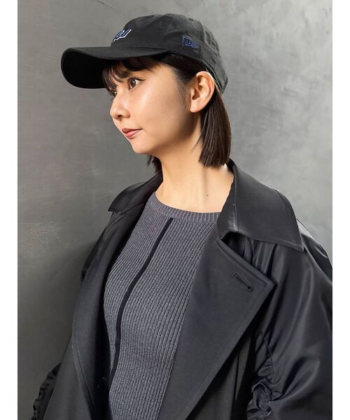 ルセラフィム MURUA キャップ ブラック 帽子 NEW ERA キャップ 帽子 「MURUA×NEW ERA」mu LOGO CAP