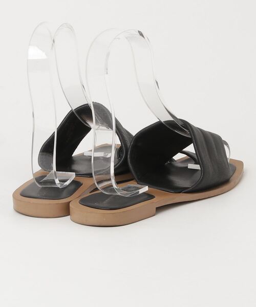 「ODETTE E ODILE」 フラットサンダル 36 ブラック レディース_画像2