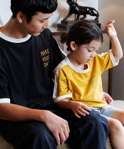 d.i.a 新品タグ付き　ドラゴンデザイン 半袖Tシャツ MAKE YOUR DAY（メイクユアデイ） tシャツ ドラゴンスカジャン風半袖T