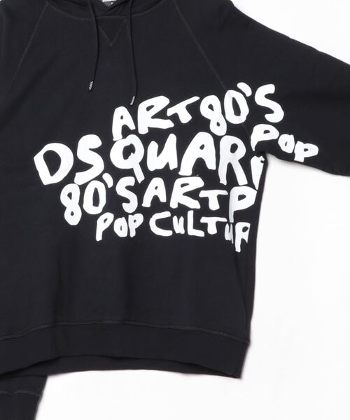 関税込◆DSQUARED2 フーディー D2 Pop 80's Cool Fit DSQUARED2 パーカー D2 Pop 80's Cool Fit Hoodie/0241 メンズ