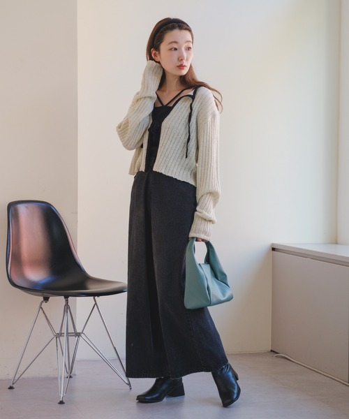 「Kastane」 ニットカーディガン FREE アイボリー レディース_画像8