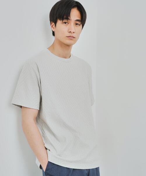 リンクスジャカード半袖Tシャツ（カットソー） | THE SHOP TK