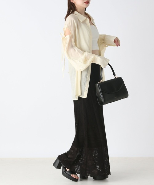 「Heather」 ニットスカート FREE アイボリー レディース_画像7