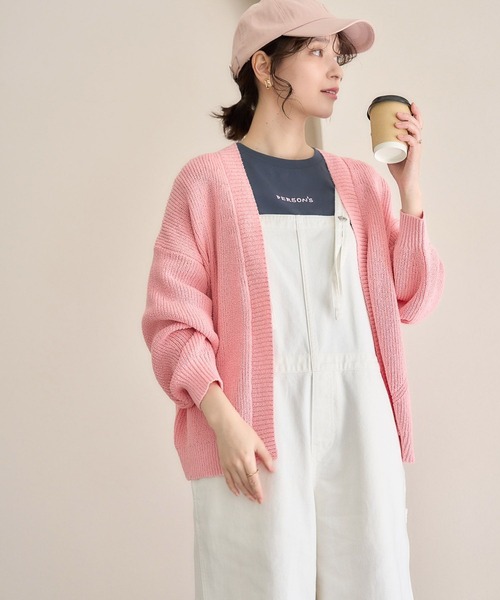 ALPHA STUDIO 売れ筋商品|||アルファス テューディオ カーディガン アウター レディース Cardigans Purple 楽天市場】カーディガン レディース（ブランドアルファ