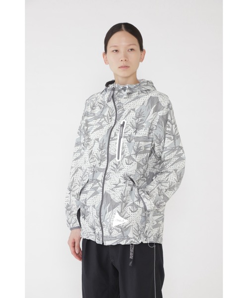 ジャケット・アウター and wander nylon jacket printed nylon jacket | and wander（アンドワンダー） ｜【公式