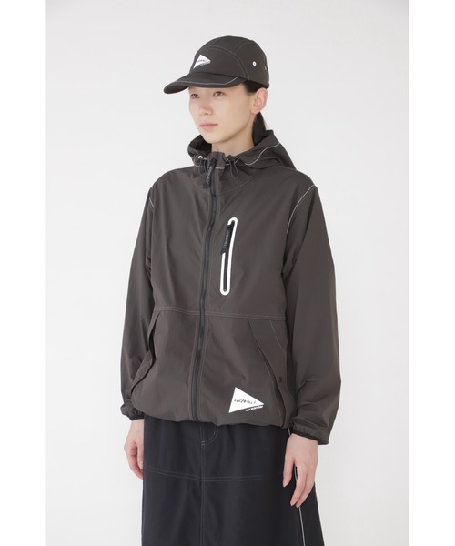 and wander ナイロンジャケット BRUSHED NYLON JACKET