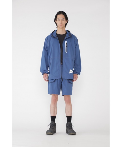 and wander ナイロンジャケット BRUSHED NYLON JACKET