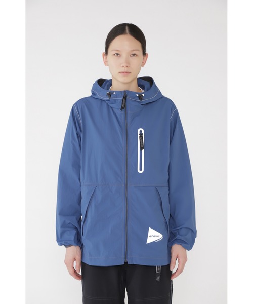 アンドワンダー　ナイロンジャケット　メンズ and wander ナイロンジャケット BRUSHED NYLON JACKET
