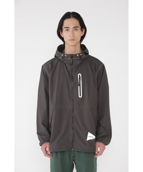 アンドワンダー　ナイロンジャケット　メンズ and wander ナイロンジャケット BRUSHED NYLON JACKET