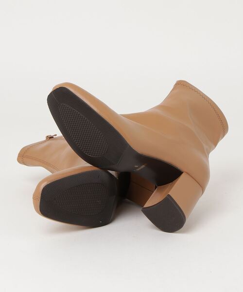 「REZOY」 ショートブーツ S ベージュ レディース_画像3