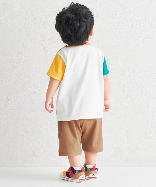 サンダル かかと顔 メッシュ セカンドベビーシューズ キッズ 子供 男の子 女の子の画像
