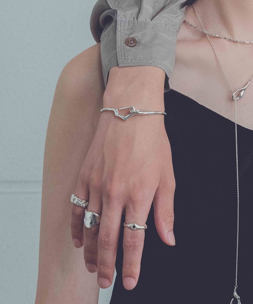 バングル 「silver925」HookChain Bangle/フックチェーンバングル メンズ レディースの画像