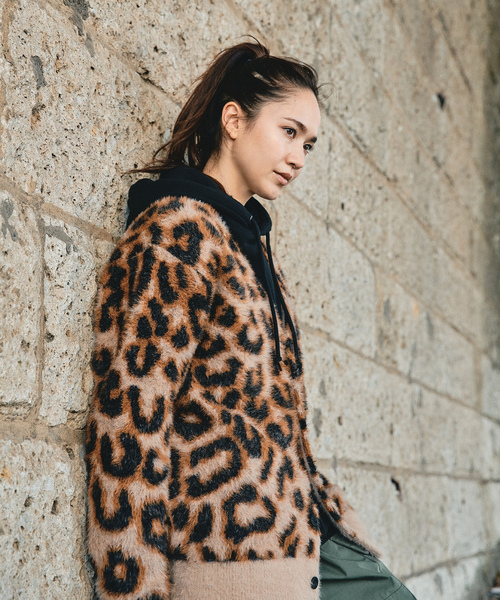 HUF（ハフ） ニットカーディガン - ブラウン メンズ : ZOZOTOWN Yahoo