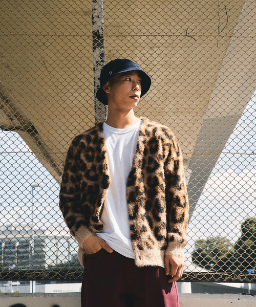 HUF（ハフ） ニットカーディガン - ブラウン メンズ : ZOZOTOWN Yahoo