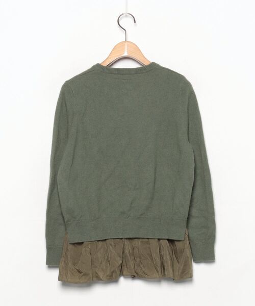 「Ebonyivory」 ニットカーディガン FREE グリーン レディース_画像2