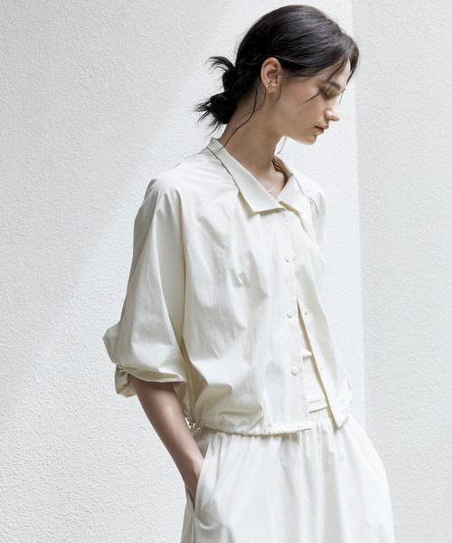tageechita パフドレープ ショートブルゾン 定価 ¥14,800