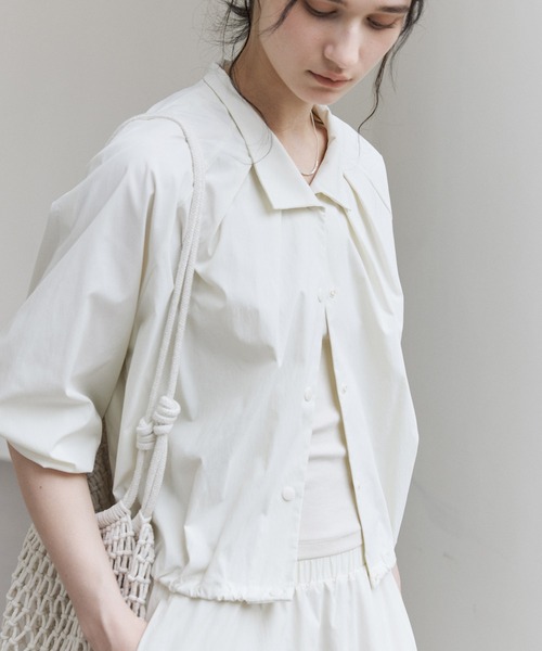 tageechita パフドレープ ショートブルゾン 定価 ¥14,800