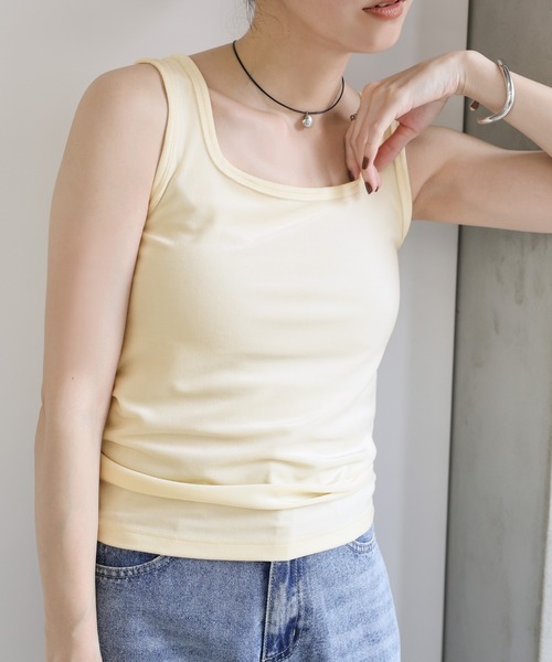 select MOCA（セレクトモカ） タンクトップ ノースリーブ 2WAYベロア