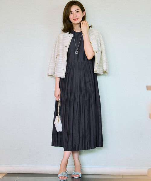 23区 ワンピース 「洗える」プリーツコンビ : ZOZOTOWN Yahoo!店