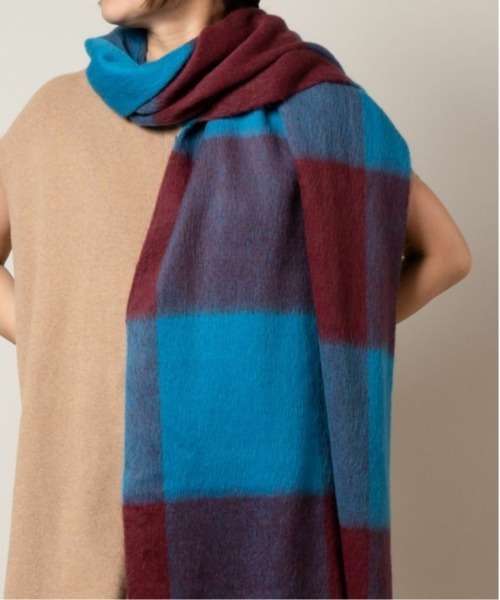 「ASAUCE MELER」 マフラー FREE ブルー レディース_画像5