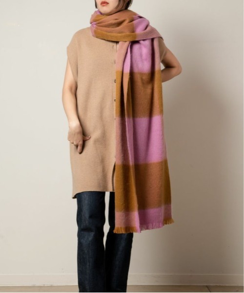 「ASAUCE MELER」 マフラー FREE ブルー レディース_画像7