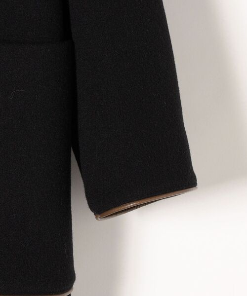 「SHIPS any」 ノーカラーコート 38 クリーム レディース_画像2