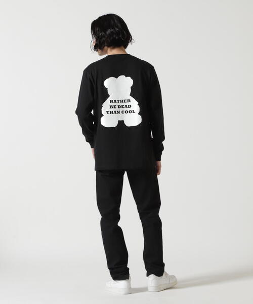 STUD MUFFIN／スタッドマフィン／Bear シークイン L／S Tee STUD MUFFIN tシャツ MUFFIN/スタッドマフィン/Bear シークイン