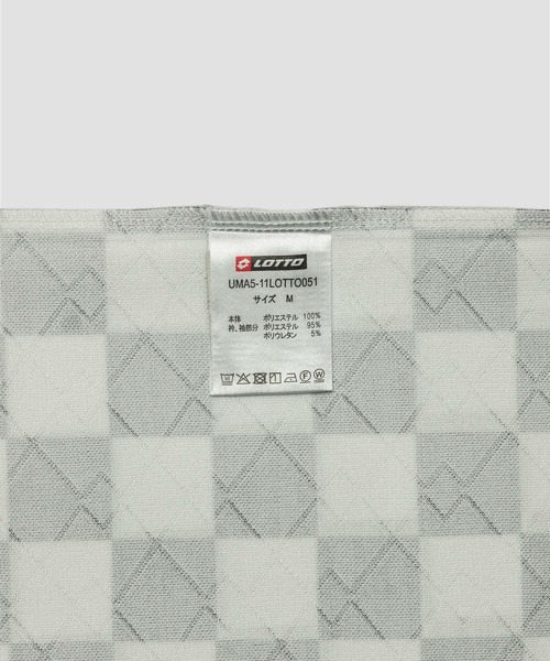 LOTTO tシャツ LOTTO CHECKERD FLAG GAME SHIRTS メンズ