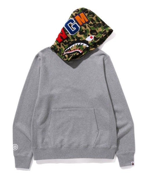 A BATHING APE 「A APE」 プルオーバーパーカー - グレー メンズ