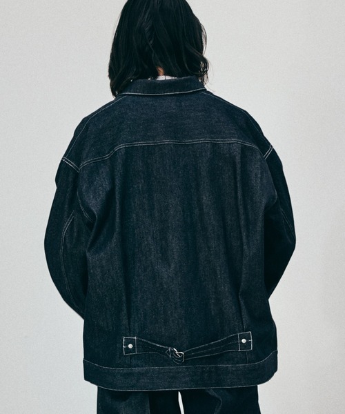 「WYM LIDNM」 デニムジャケット S ネイビー メンズ