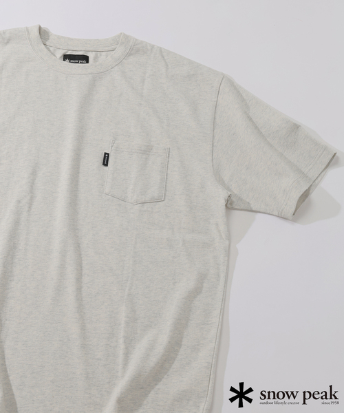 snow peak（スノーピーク） tシャツ 別注 ”GEAR” プリントTシャツ