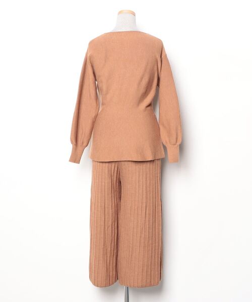 NANO universe（ナノ・ユニバース） イージーパンツ 36 ブラウン