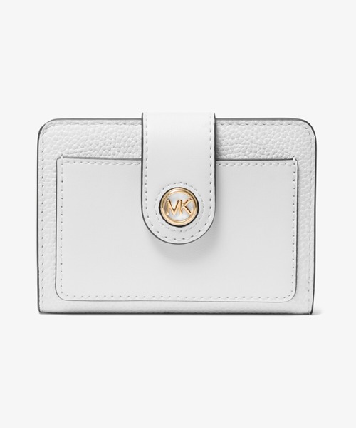 新品MICHAEL KORS MK CHARM コンパクト財布 MICHAEL KORS（マイケルコース） 財布 MK CHARM タブ コンパクト