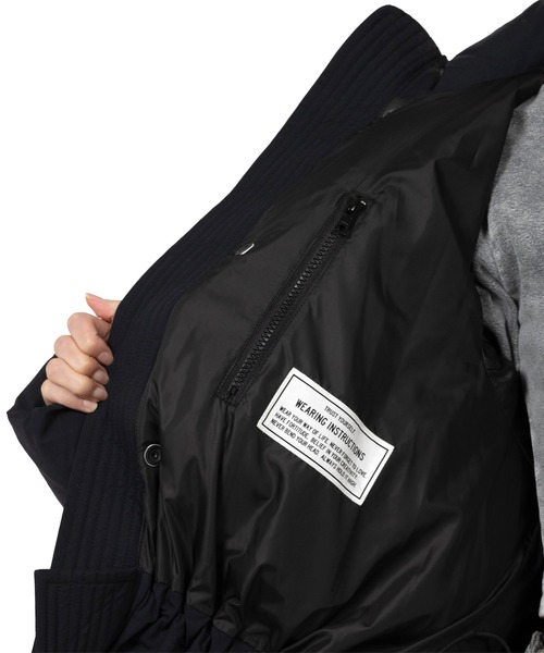 ダウンコート ダウンジャケット Roll-up Hem Down Jacket レディースの画像