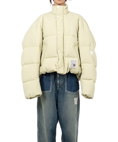 ダウンコート ダウンジャケット Roll-up Hem Down Jacket レディースの画像