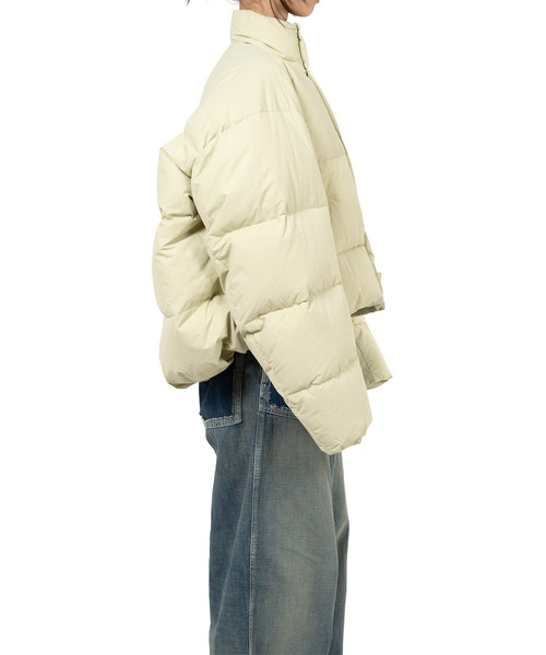 ダウンコート ダウンジャケット Roll-up Hem Down Jacket レディースの画像