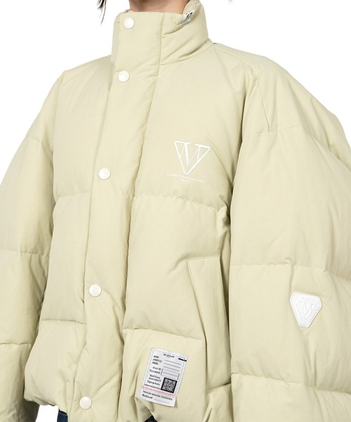 ダウンコート ダウンジャケット Roll-up Hem Down Jacket レディースの画像