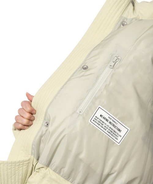 ダウンコート ダウンジャケット Roll-up Hem Down Jacket レディースの画像