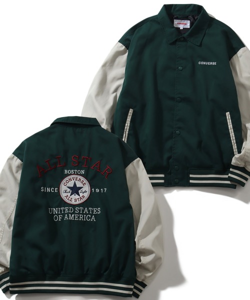 CONVERSE（コンバース） スタジャン M グリーン メンズ : ZOZOTOWN