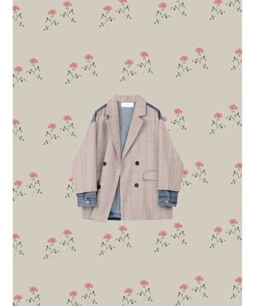 LA POMME petit ジャケット テーラードジャケット Denim