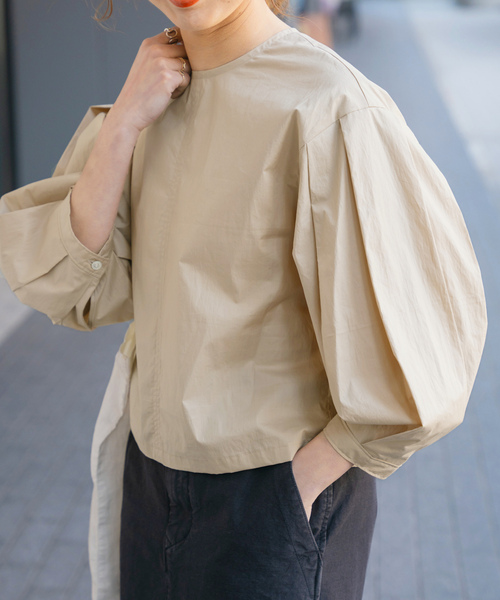 「Spick & Span」 7分袖ブラウス FREE ベージュ レディース